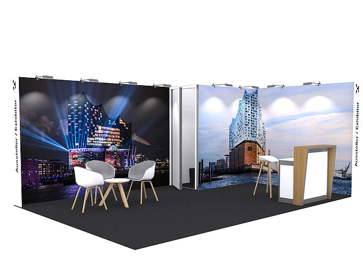 Ausstellungspaket 24m² Textildruck Ausstellungspaket 24m² Textildruck